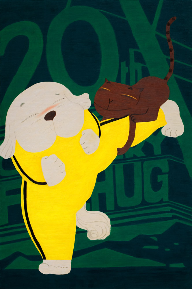 20th Century Free Hug,91-65.2, oil on canvas, 2010.jpg